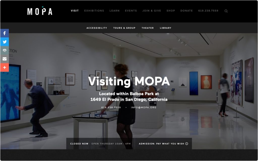 people getting to know the mopa photography and film gallery