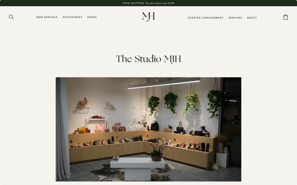 MJH Studios site