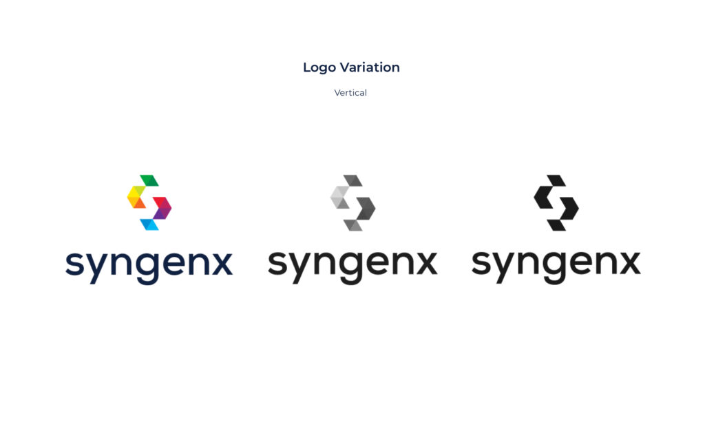 syngenx logo on a white background