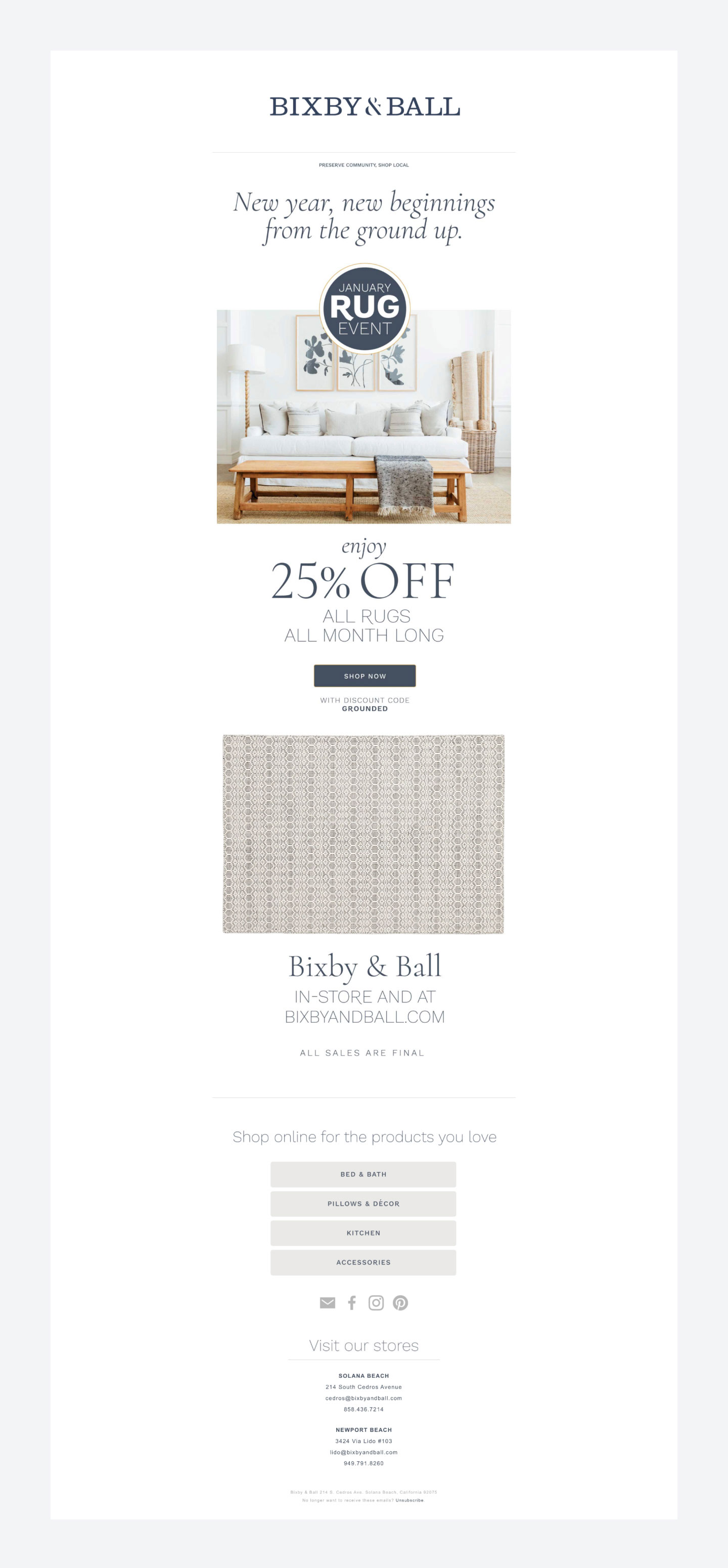 bixby and ball sofa and table set promotion with 25% discount