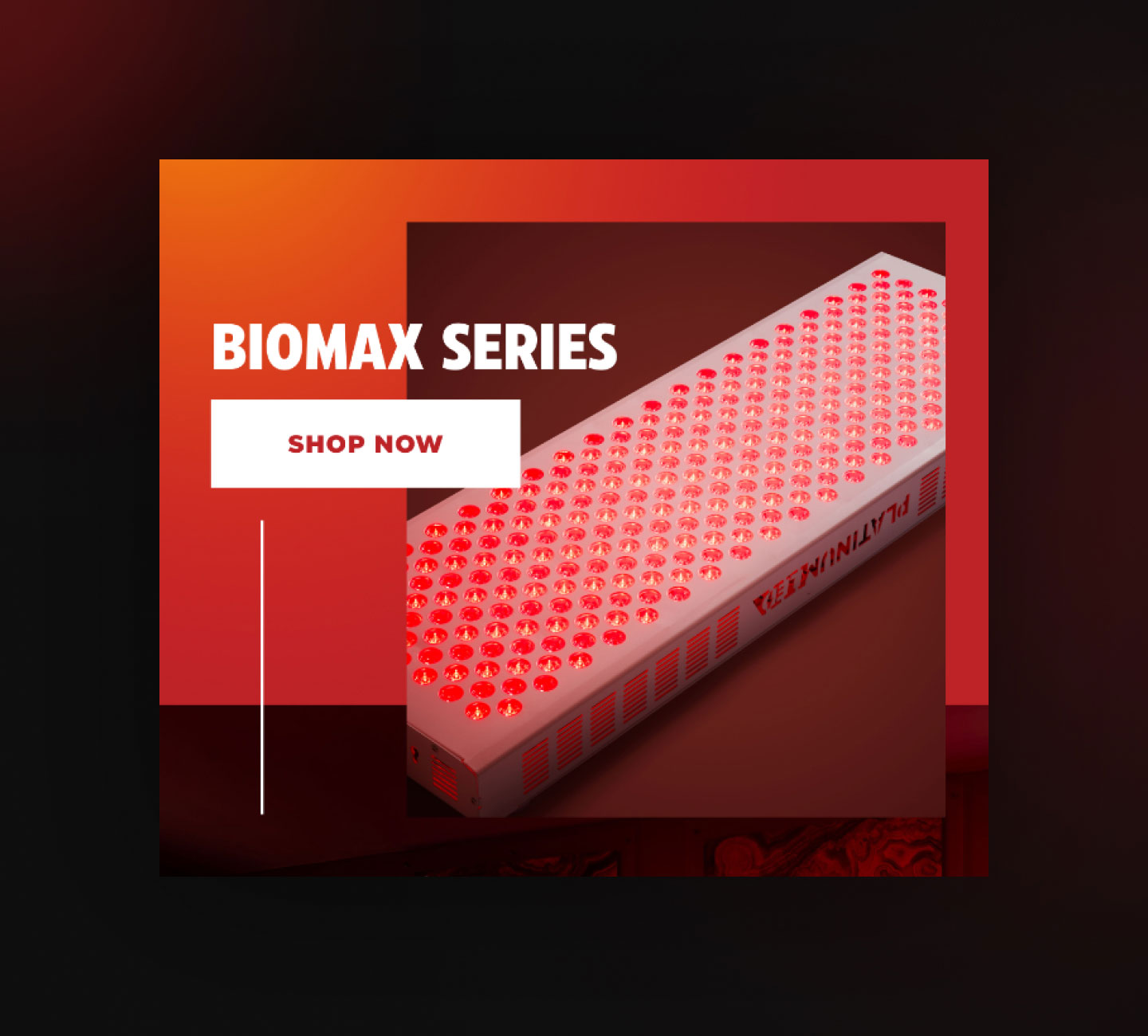 biomax series red light therapy promotion