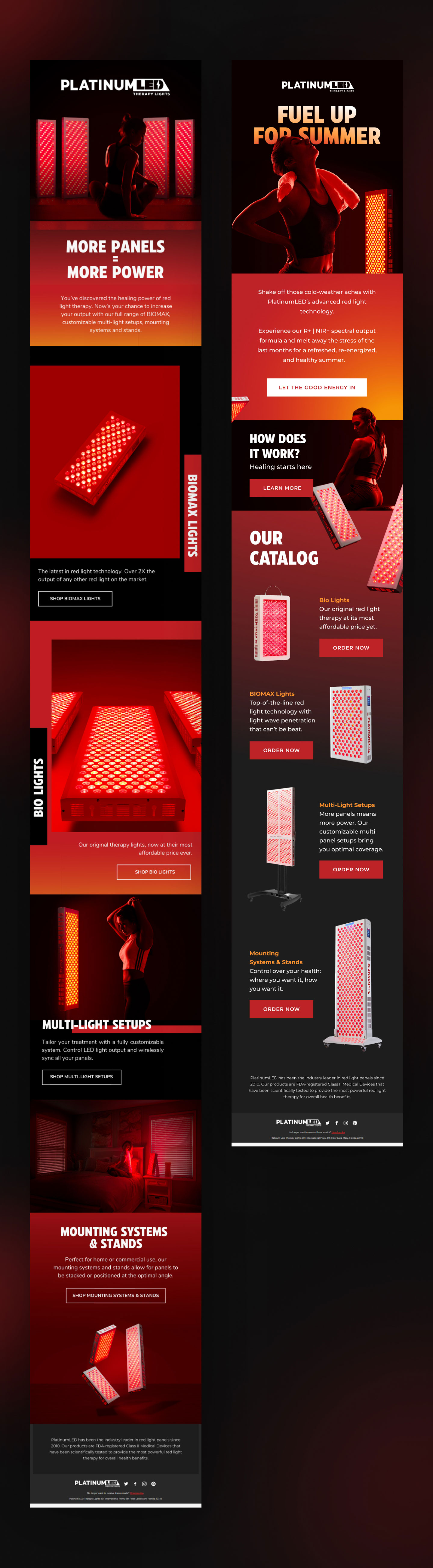 biomax red light therapy promotion series technical specifications and instructions