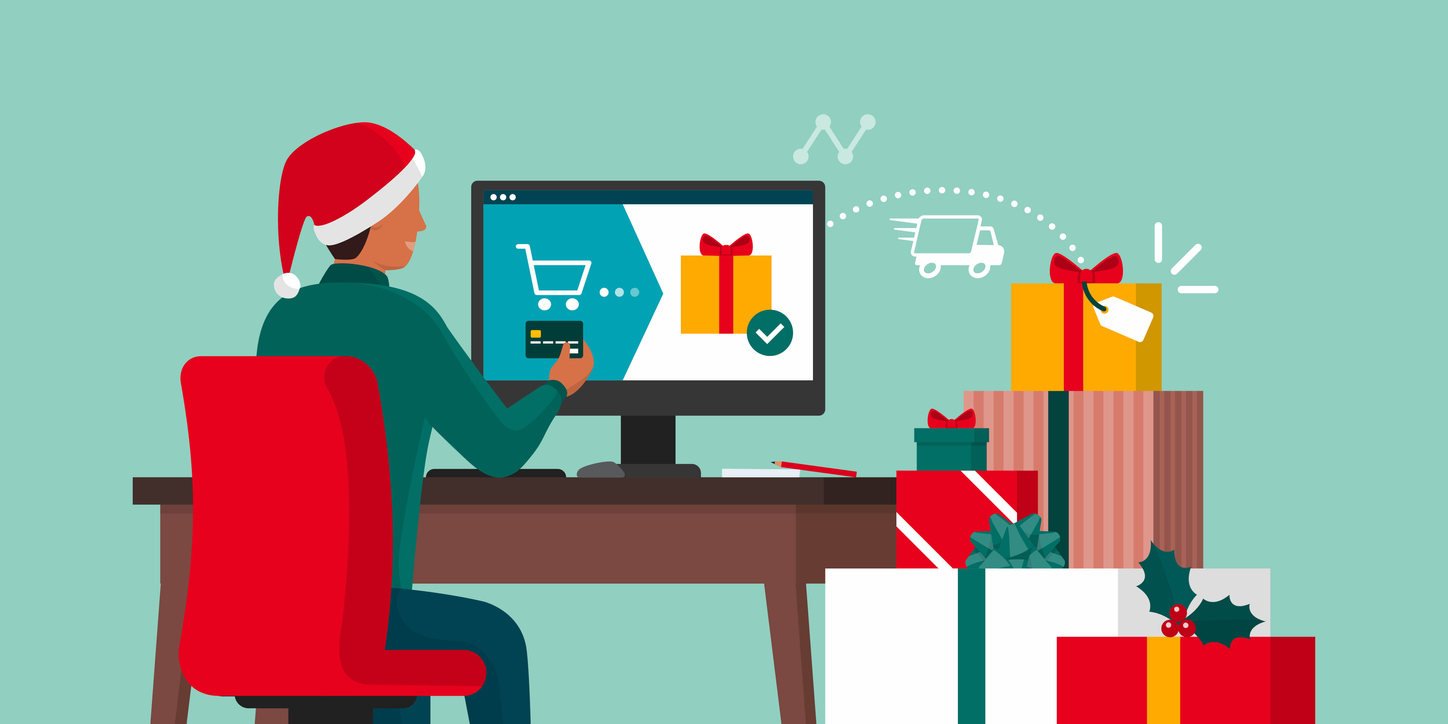 online store and holiday campaigns helping customers finish up holiday shopping