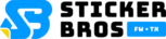 AS logo with FW TX text on a black background