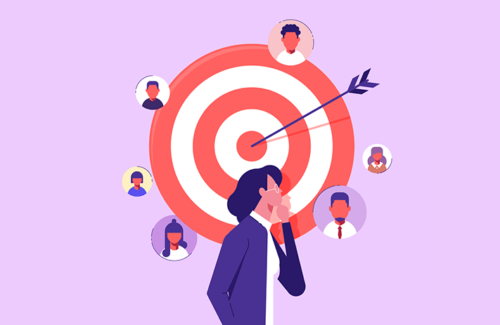 Business professional aiming to promote your brand with target audience